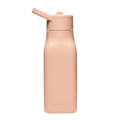 Silicone Bottle - 340ml - Pink Flamingo - The Friendly Turtle