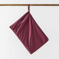 aubergine hanging nappy bag