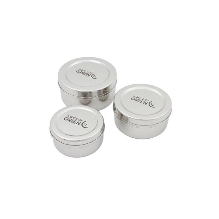 round food containers with lids on them