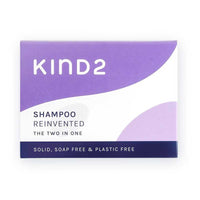 2 in 1 shampoo bar in packaging