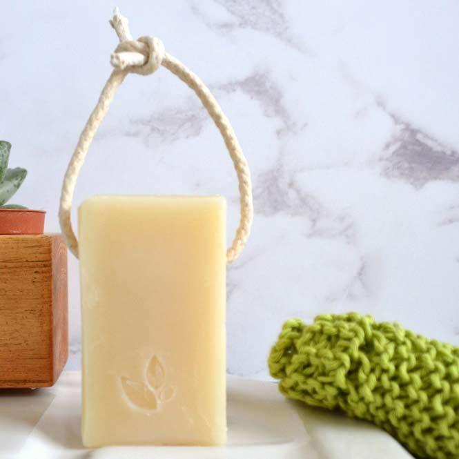 extra large soap on a rope plastic free living