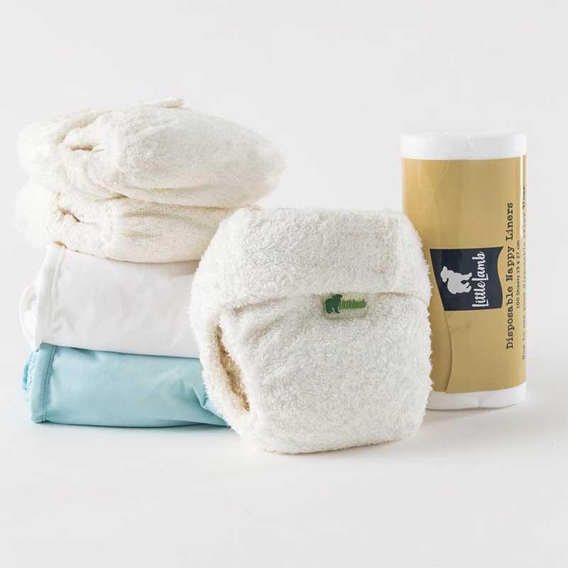 Bamboo Nappy With Liner & Wrap