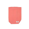 medium sized all purpose cotton bag in coral