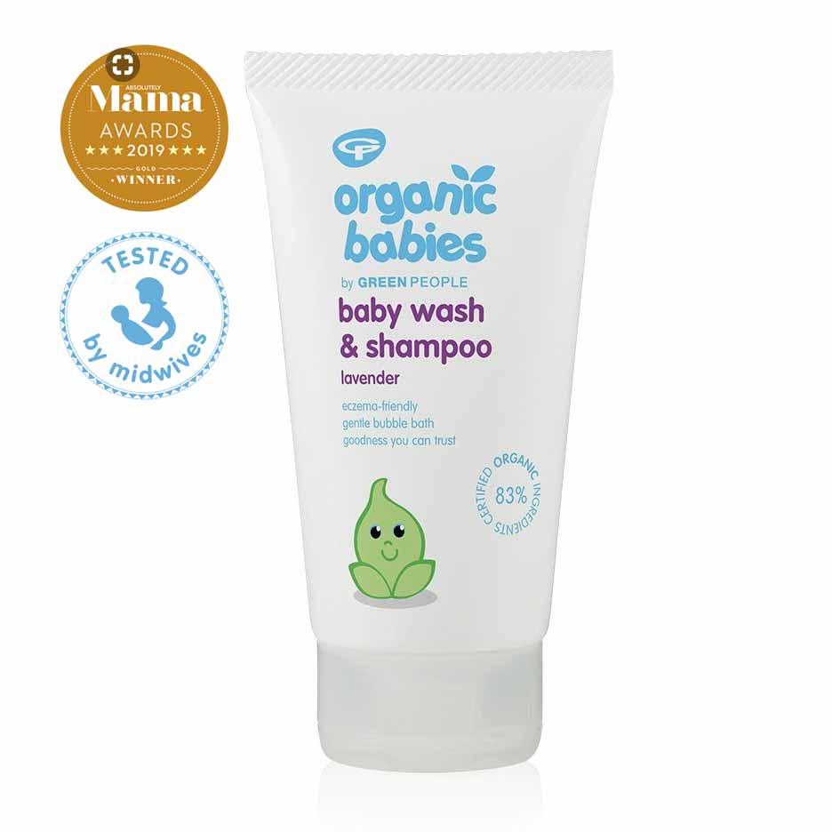 Organic baby shampoo by green people