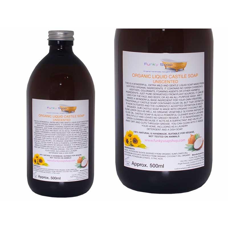 organic liquid castile soap fragrance free