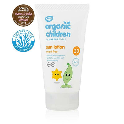 childrens organic sun cream high factor spf30 ocean friendly