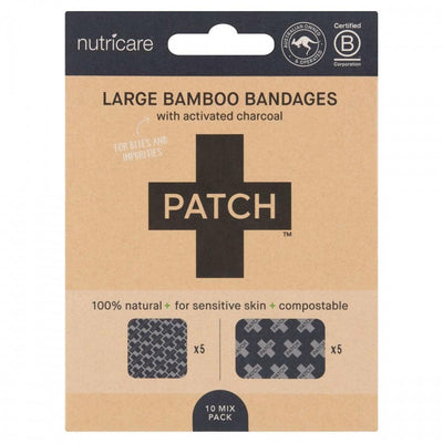 Patch Large Plasters - Charcoal - The Friendly Turtle