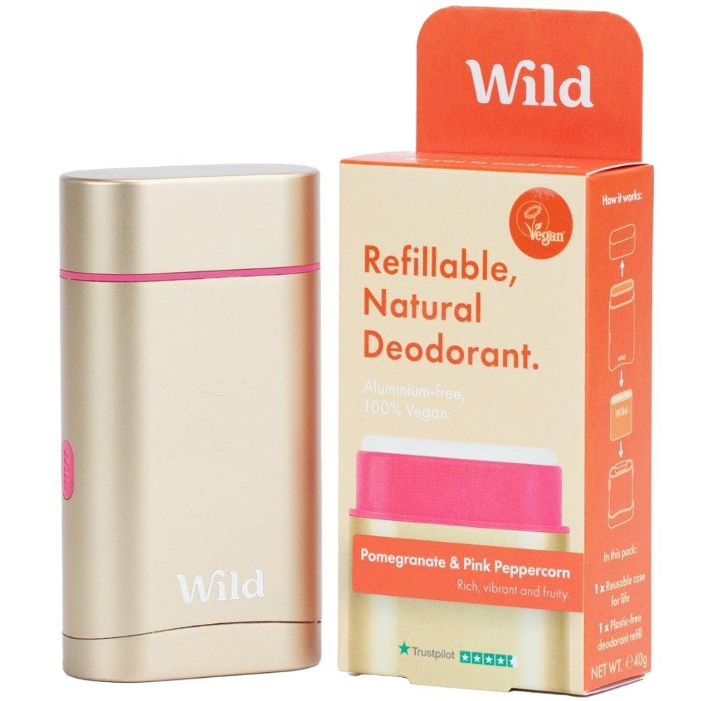 wild deodorant starter pack pomegranate pink pepper