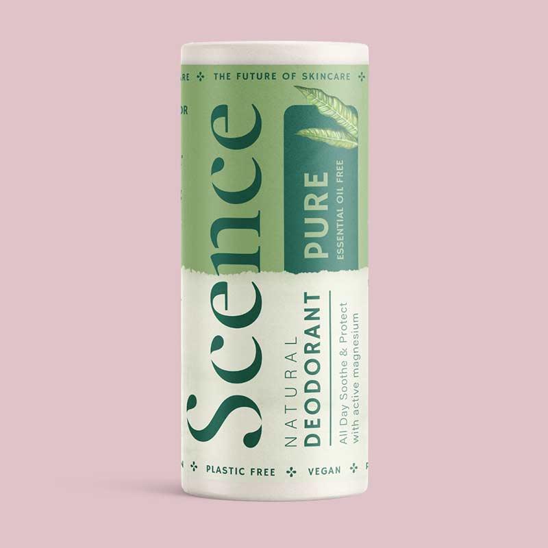 scence natural deodorant pure unscented