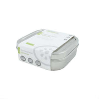 square stainless steel container in packaging