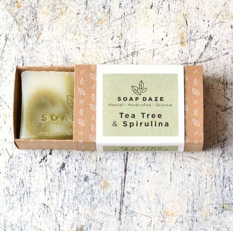 natural bar of soap without plastic packaging