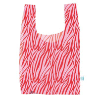 reusable bag in zebra print