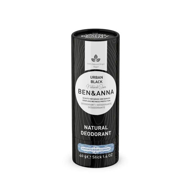 Ben & Anna Natural Deodorant Stick - Urban Black