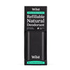 Wild Men's Black Case Natural Deodorant Starter Pack - Fresh Cotton & Sea Salt