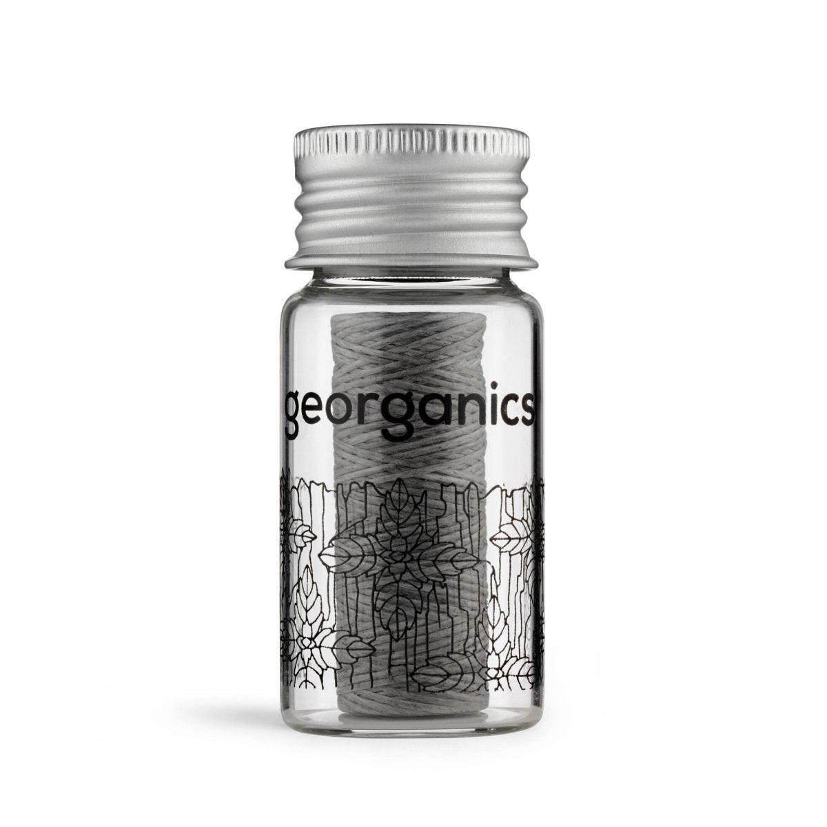 Georganics Natural Floss With Dispenser - Charcoal - The Friendly Turtle
