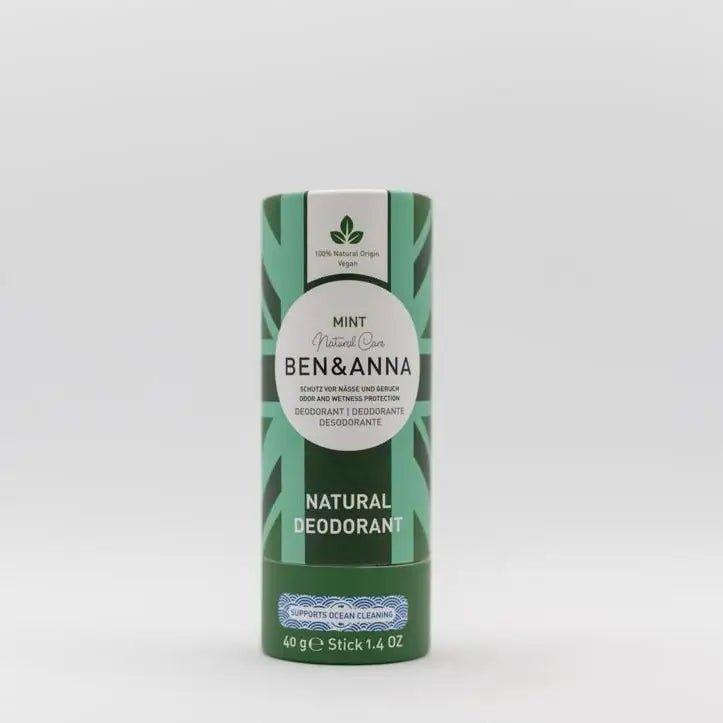 Ben & Anna Natural Deodorant Stick - Mint