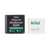 Wild Men's Natural Deodorant Refill - Fresh Cotton & Sea Salt